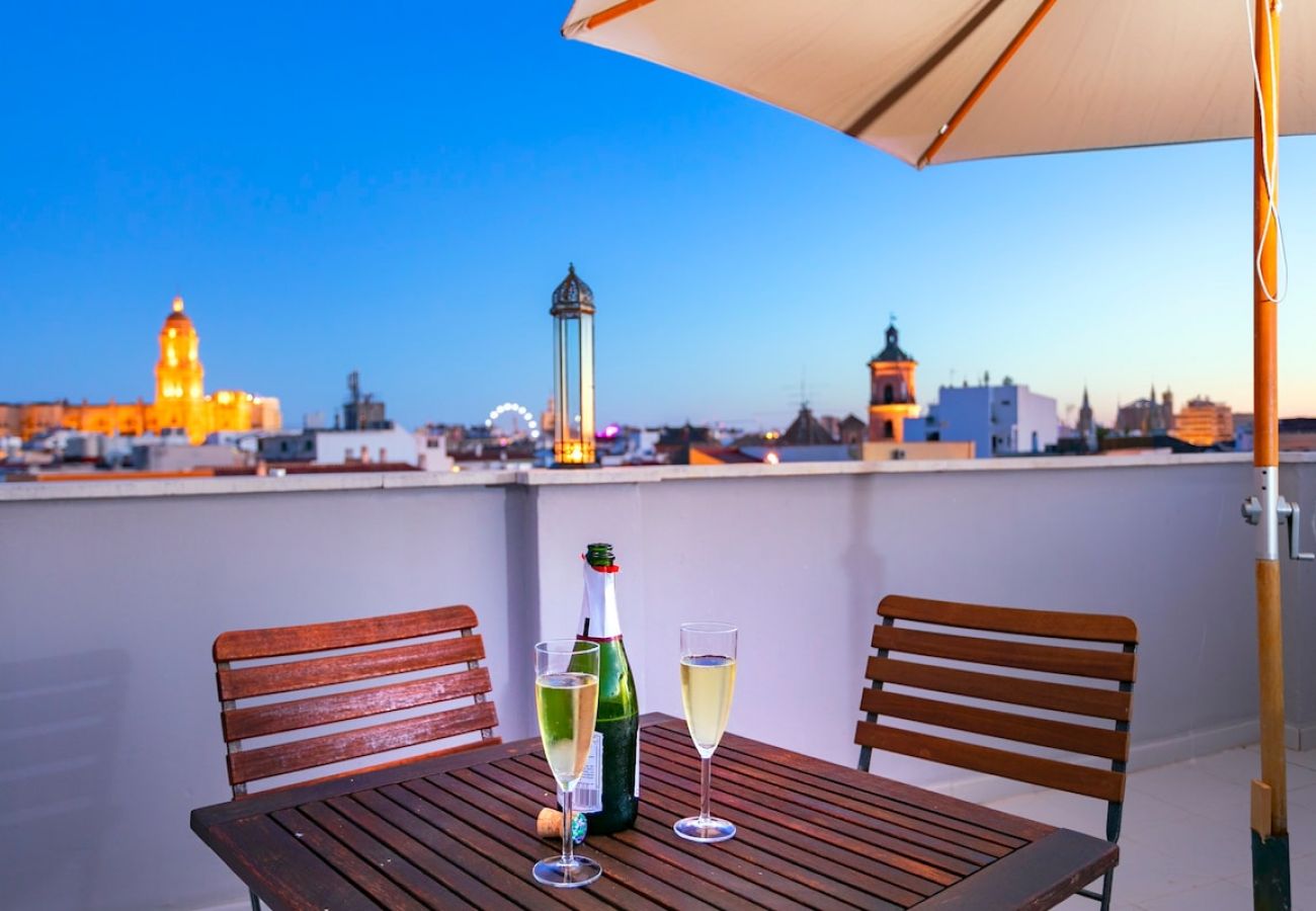 Apartamento en Málaga - -MalagaSunApts-Private Terrace Penthouse 