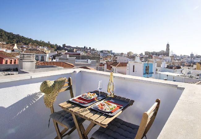  in Málaga - -MalagaSunApts- Private Terrace Studio 